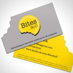 Die Cut Business Cards